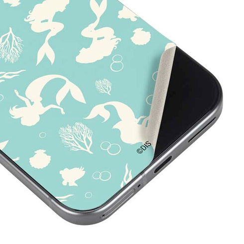 Disney The Little Mermaid Character Silhouette Pattern Pixel 9 Pro XL Skin